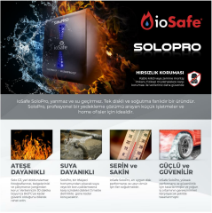 ioSafe Profesyonel 2TB Yanmaz,Su Geçirmez ve  Darbeye Dayanıklı Taşınabilir Harici Hard Disk (SM2TB1YR)